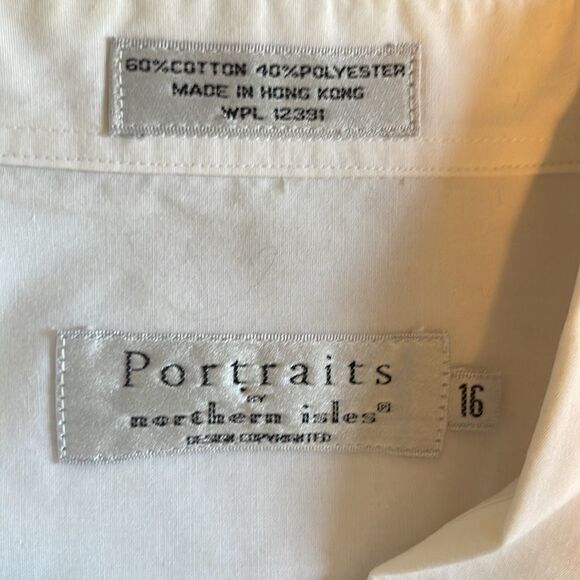 𝅺COTTAGE Core White Blouse with Blue Embroidery - Picture 7 of 8